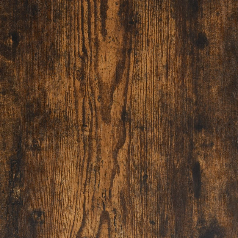 vidaXL füstös tölgy színű szerelt fa ágykeret 200 x 200 cm
