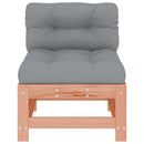 vidaXL tömör duglászfenyő középső kanapé párnákkal