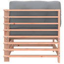 vidaXL 2 db tömör duglászfenyő sarokkanapé párnákkal