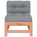 vidaXL 2 db tömör duglászfenyő középső kanapé párnákkal