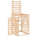 vidaXL tömör fenyőfa szemeteskuka tároló 84x90x128,5 cm