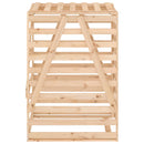 vidaXL tömör fenyőfa szemeteskuka tároló 84x90x128,5 cm