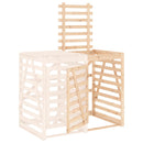 vidaXL tömör fenyőfa szemeteskuka tároló hosszabbító