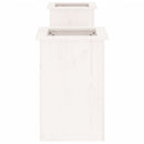 vidaXL fehér tömör fenyőfa növénytartó pad 184,5x39,5x56,5 cm