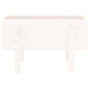 vidaXL fehér tömör fenyő kerti növénytartó 62 x 30 x 38 cm