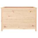 vidaXL tömör fenyőfa kerti magaságyás 119,5 x 82,5 x 78 cm