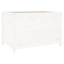 vidaXL fehér tömör fenyőfa kerti magaságyás 119,5 x 82,5 x 78 cm