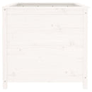 vidaXL fehér tömör fenyőfa kerti magaságyás 119,5 x 82,5 x 78 cm