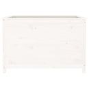 vidaXL fehér tömör fenyőfa kerti magaságyás 119,5 x 82,5 x 78 cm