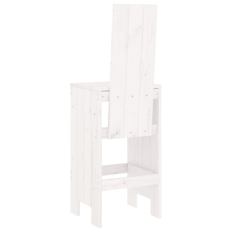 vidaXL 2 db fehér tömör fenyőfa ülőke 40x42x120 cm