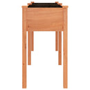 vidaXL barna tömör fenyőfa kerti ültetőláda béléssel 161x45x76 cm