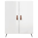 vidaXL magasfényű fehér szerelt fa tálalószekrény 69,5 x 34 x 90 cm