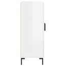 vidaXL magasfényű fehér szerelt fa tálalószekrény 69,5 x 34 x 90 cm
