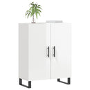 vidaXL magasfényű fehér szerelt fa tálalószekrény 69,5 x 34 x 90 cm