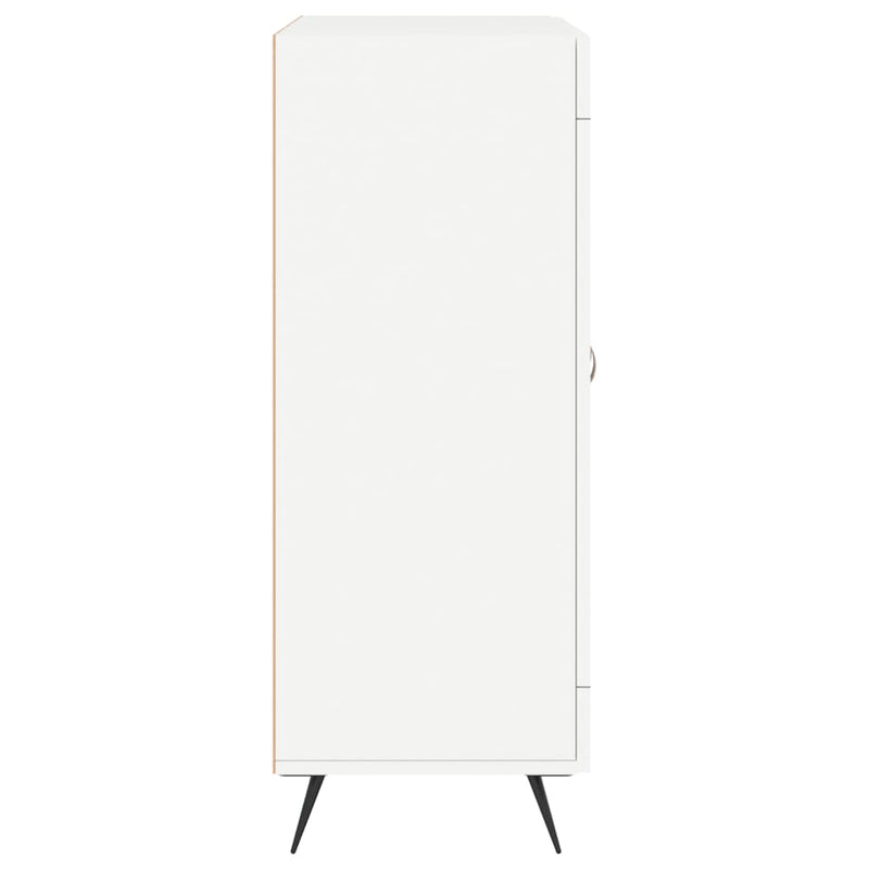 vidaXL fehér szerelt fa tálalószekrény 69,5 x 34 x 90 cm