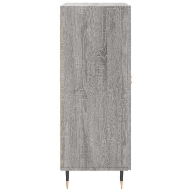 vidaXL szürke sonoma színű szerelt fa tálalószekrény 69,5 x 34 x 90 cm