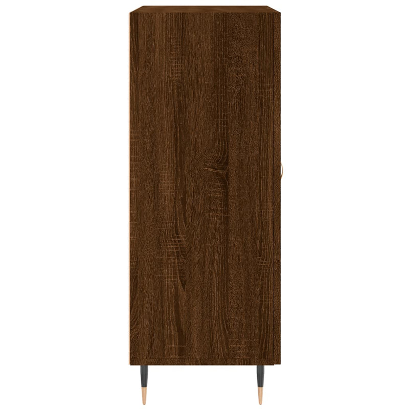 vidaXL barna tölgy színű szerelt fa tálalószekrény 69,5 x 34 x 90 cm