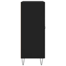 vidaXL fekete szerelt fa tálalószekrény 69,5 x 34 x 90 cm