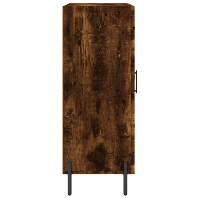 vidaXL füstös tölgy színű szerelt fa tálalószekrény 69,5 x 34 x 90 cm