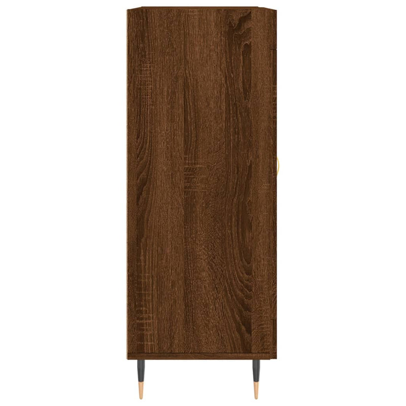 vidaXL barna tölgy színű szerelt fa tálalószekrény 69,5 x 34 x 90 cm