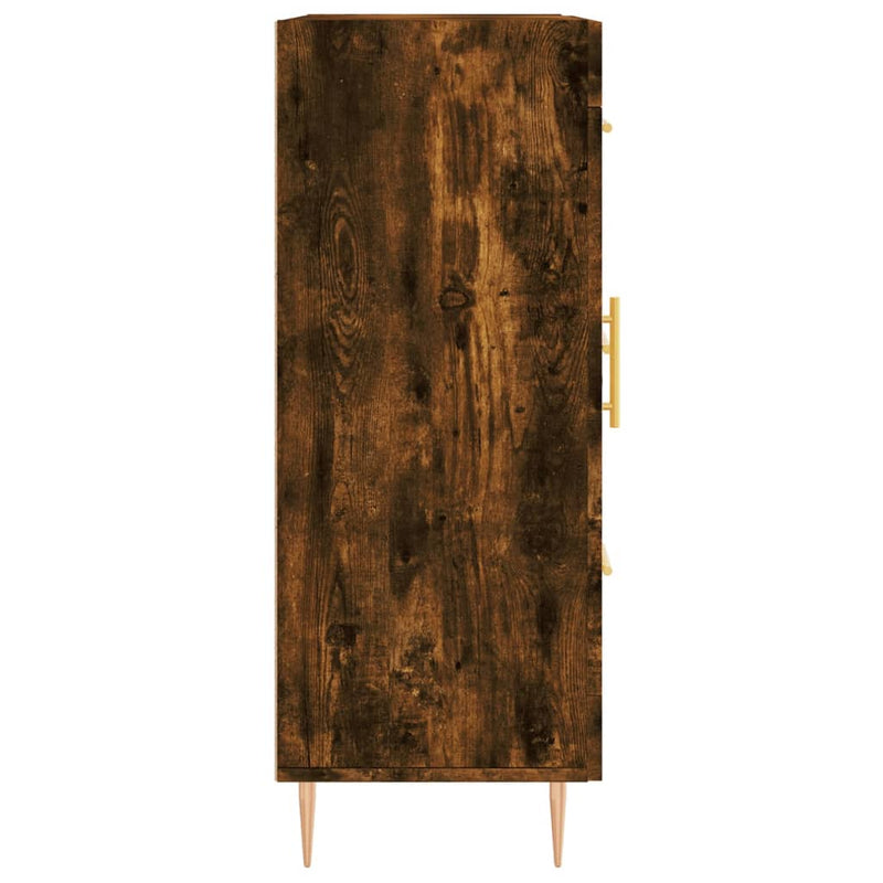 vidaXL füstös tölgy színű szerelt fa tálalószekrény 69,5 x 34 x 90 cm