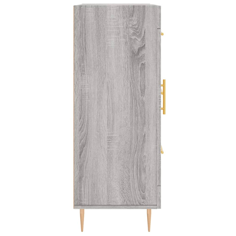 vidaXL szürke sonoma színű szerelt fa tálalószekrény 69,5 x 34 x 90 cm