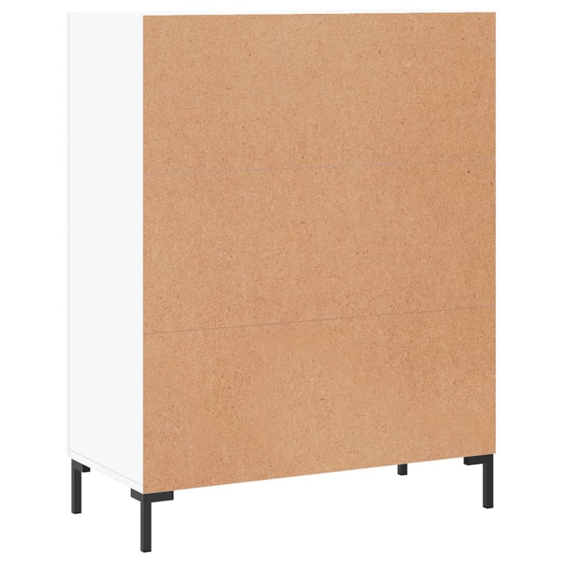 vidaXL fehér szerelt fa tálalószekrény 69,5 x 34 x 90 cm