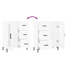 vidaXL fehér szerelt fa tálalószekrény 69,5 x 34 x 90 cm