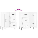 vidaXL fehér szerelt fa tálalószekrény 69,5 x 34 x 90 cm