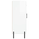 vidaXL magasfényű fehér szerelt fa tálalószekrény 69,5 x 34 x 90 cm