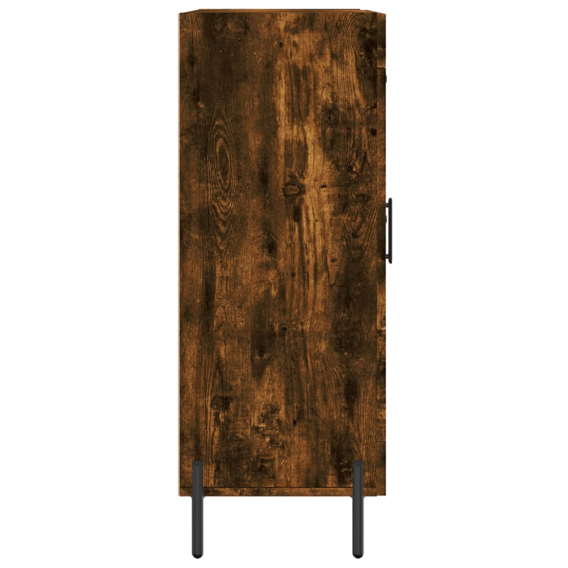 vidaXL füstös tölgy színű szerelt fa tálalószekrény 69,5 x 34 x 90 cm