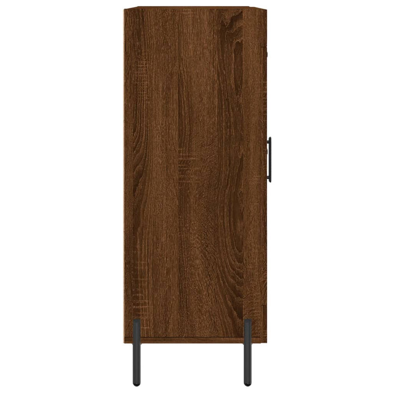 vidaXL barna tölgy színű szerelt fa tálalószekrény 69,5 x 34 x 90 cm