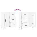 vidaXL fehér szerelt fa tálalószekrény 69,5 x 34 x 90 cm