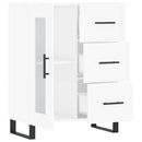 vidaXL magasfényű fehér szerelt fa tálalószekrény 69,5 x 34 x 90 cm