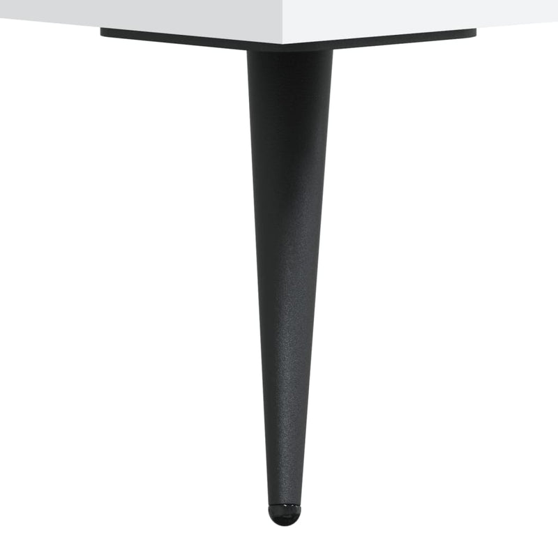 vidaXL fehér szerelt fa könyvespolc 69,5 x 32,5 x 90 cm