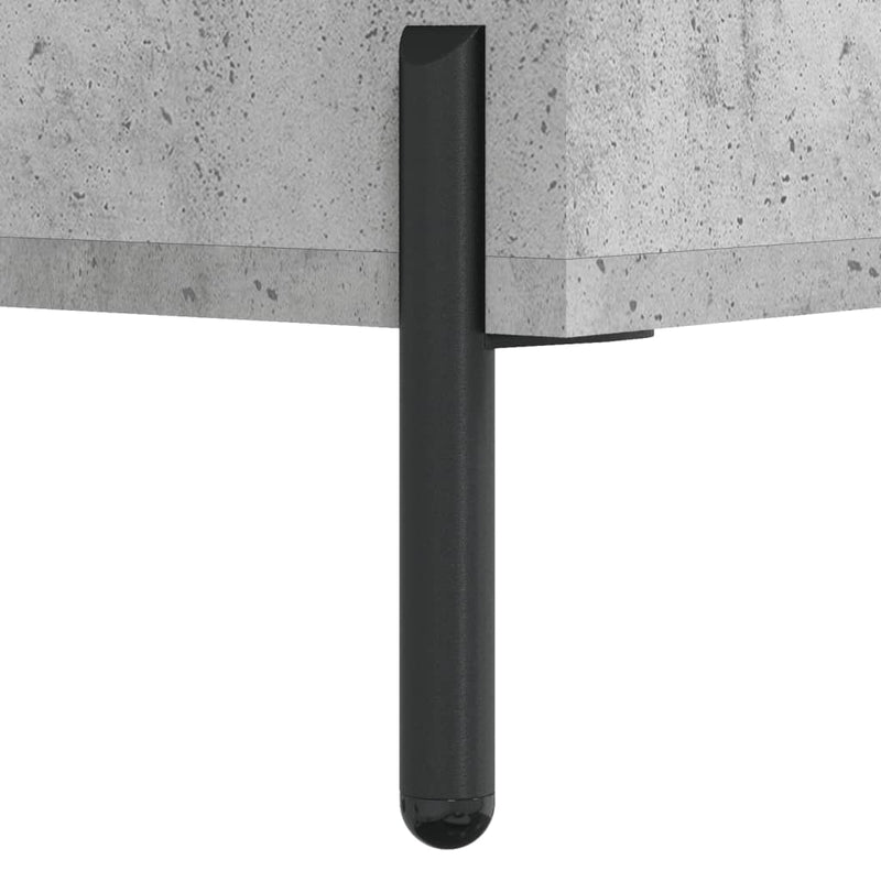 vidaXL betonszürke szerelt fa polcos szekrény 69,5 x 32,5 x 90 cm