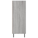 vidaXL szürke sonoma színű szerelt fa polcos szekrény 69,5x32,5x90 cm