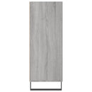 vidaXL szürke sonoma színű szerelt fa polcos szekrény 69,5x32,5x90 cm