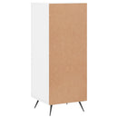 vidaXL magasfényű fehér szerelt fa tálalószekrény 34,5 x 34 x 90 cm