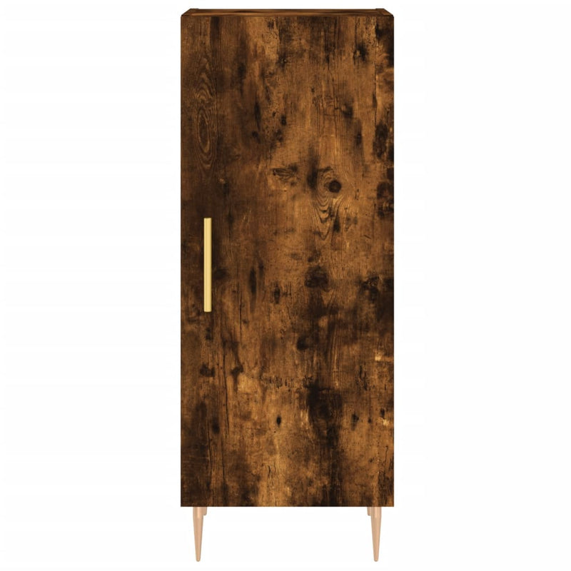 vidaXL füstös tölgy színű szerelt fa tálalószekrény 34,5 x 34 x 90 cm
