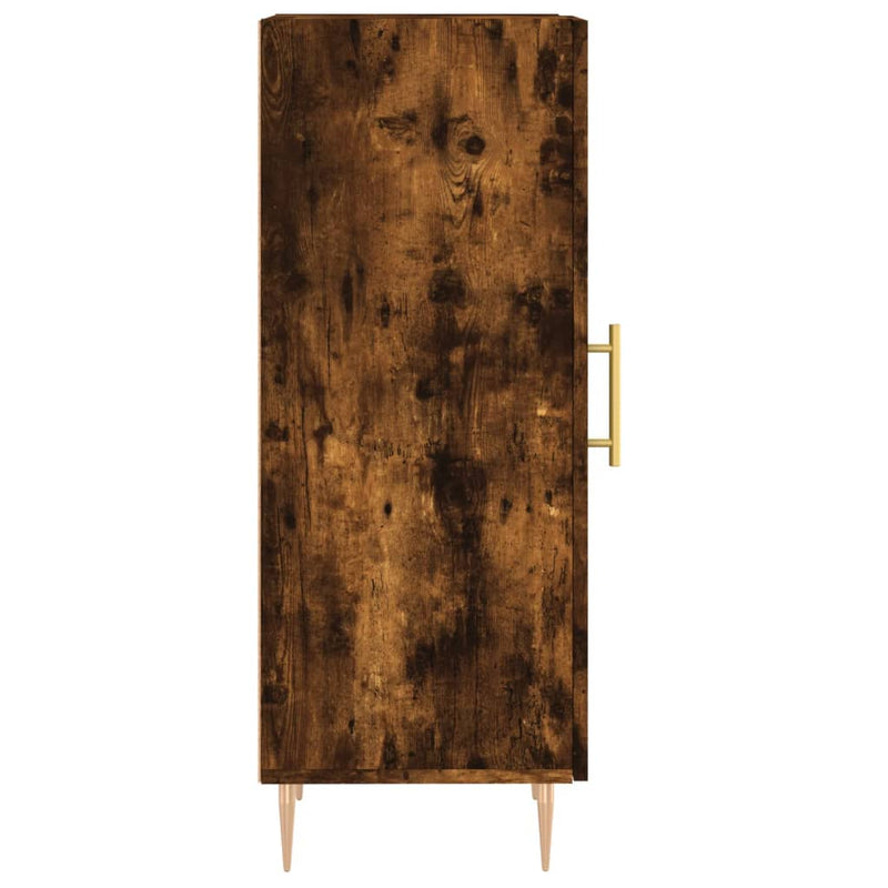 vidaXL füstös tölgy színű szerelt fa tálalószekrény 34,5 x 34 x 90 cm