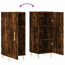 vidaXL füstös tölgy színű szerelt fa tálalószekrény 34,5 x 34 x 90 cm