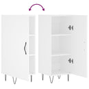 vidaXL fehér szerelt fa tálalóasztal 34,5 x 34 x 90 cm