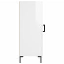 vidaXL magasfényű fehér szerelt fa tálalószekrény 34,5 x 34 x 90 cm
