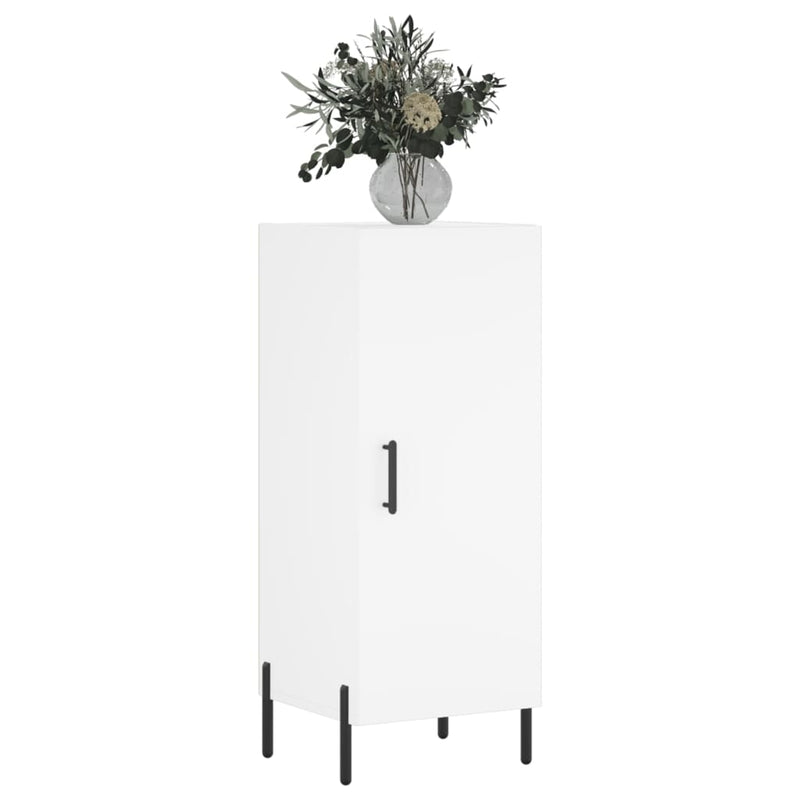 vidaXL fehér szerelt fa tálalóasztal 34,5 x 34 x 90 cm