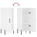 vidaXL fehér szerelt fa tálalóasztal 34,5 x 34 x 90 cm