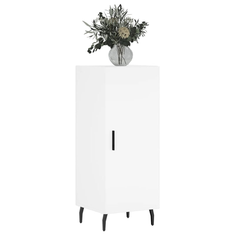 vidaXL fehér szerelt fa tálalóasztal 34,5 x 34 x 90 cm