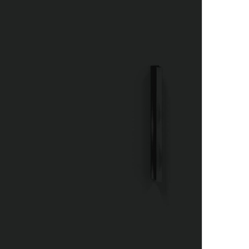 vidaXL fekete szerelt fa tálalóasztal 34,5 x 34 x 90 cm