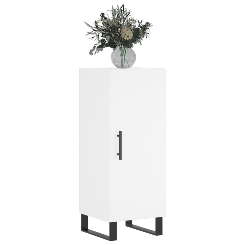 vidaXL fehér szerelt fa tálalóasztal 34,5 x 34 x 90 cm