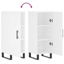 vidaXL fehér szerelt fa tálalóasztal 34,5 x 34 x 90 cm